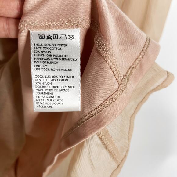 New Urban Outfitters Pins and Needles 12 Cream Black Lace Trim Long Sleeve Dress - Picture 10 of 12